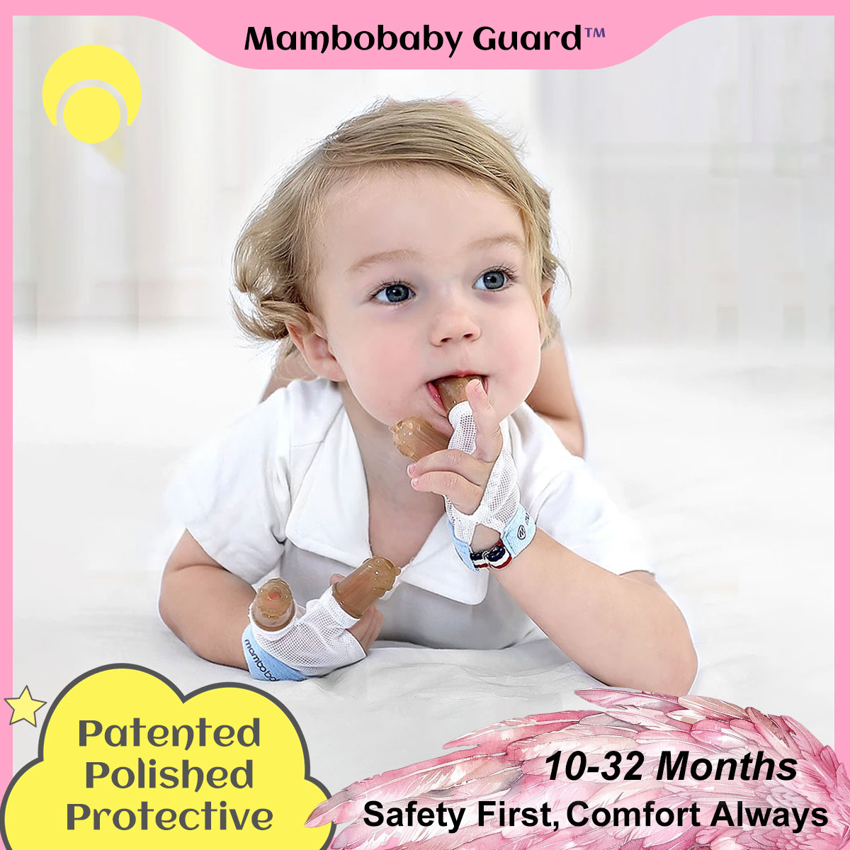 Baby Products Website - Mambobaby Anti-Nail Biting Gloves with Silicone