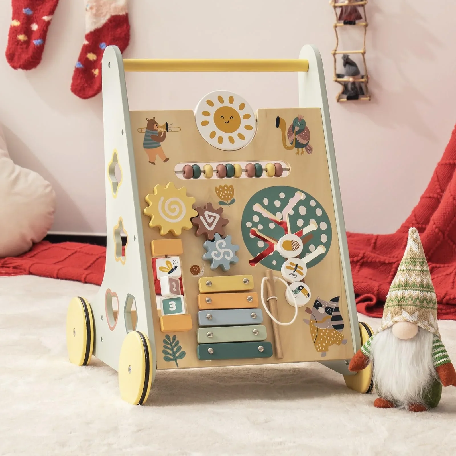 Robotime Robud Wooden Baby Wal - Baby Walker Activity incelemesi ve fiyatı