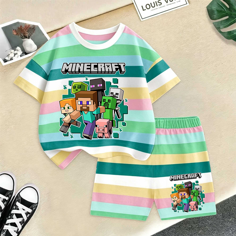 Minecrafted Girl boy Summer T  - Baby Products For Summer incelemesi ve fiyatı