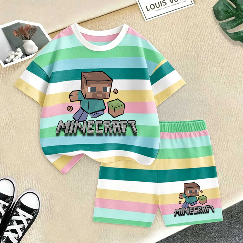 Minecrafted Girl boy Summer T  - Baby Products For Summer incelemesi ve fiyatı