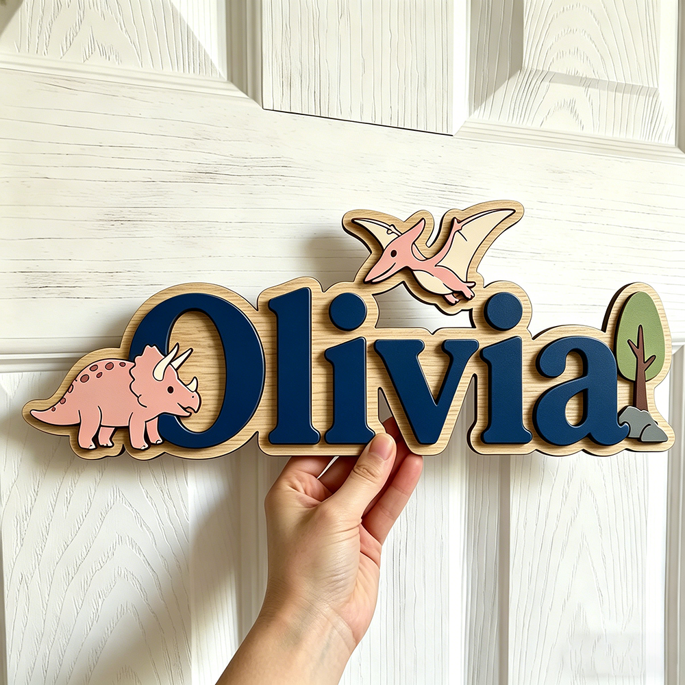 Personalized Dinosaur Name Sig - Baby Products Decoration incelemesi ve fiyatı
