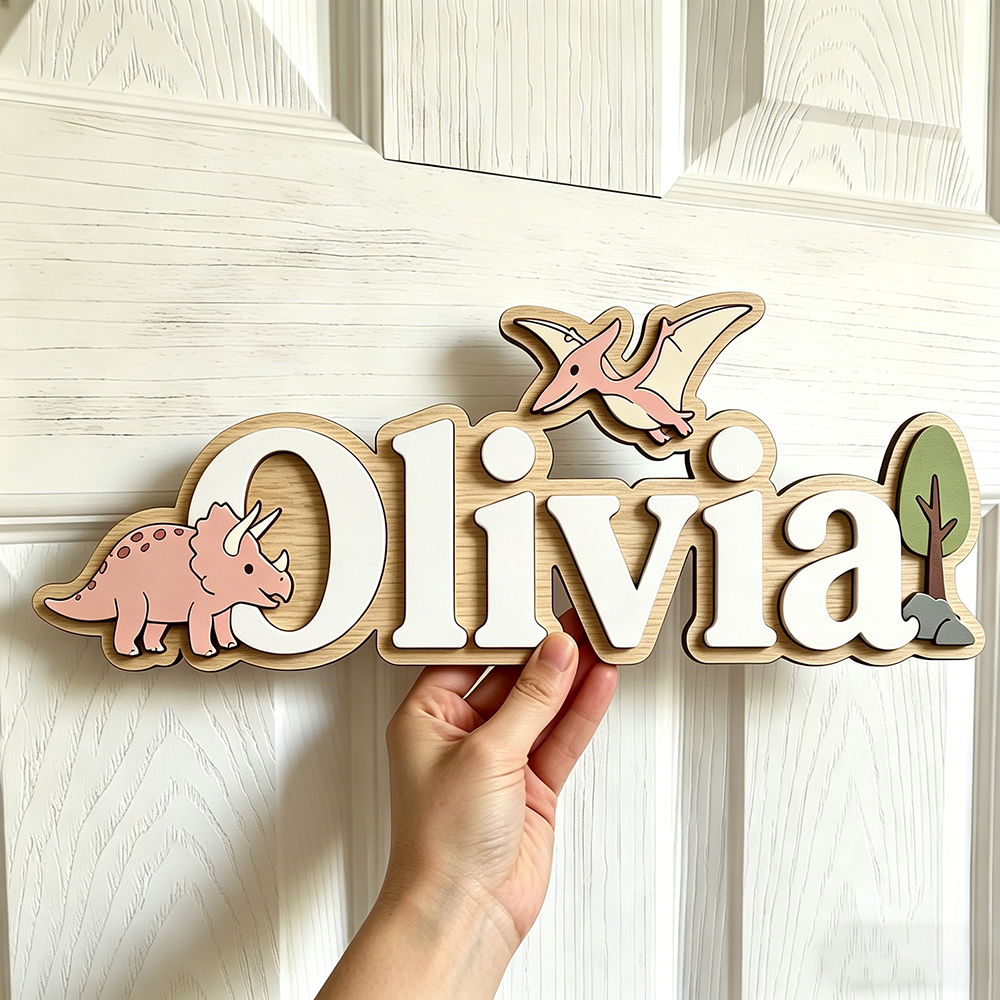 Personalized Dinosaur Name Sig - Baby Products Decoration incelemesi ve fiyatı