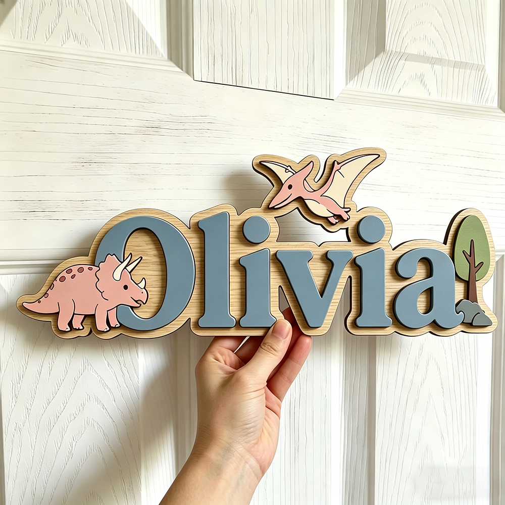 Personalized Dinosaur Name Sig - Baby Products Decoration incelemesi ve fiyatı