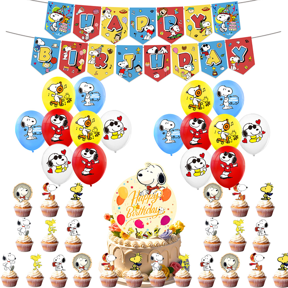 Snoopy Birthday Party Decorati - Baby Products Decoration incelemesi ve fiyatı