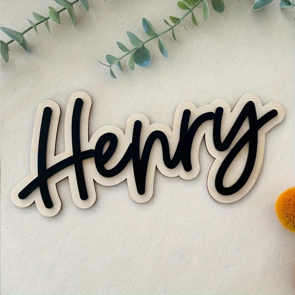 Personalized Double-Layered Wo - Baby Products Decoration incelemesi ve fiyatı