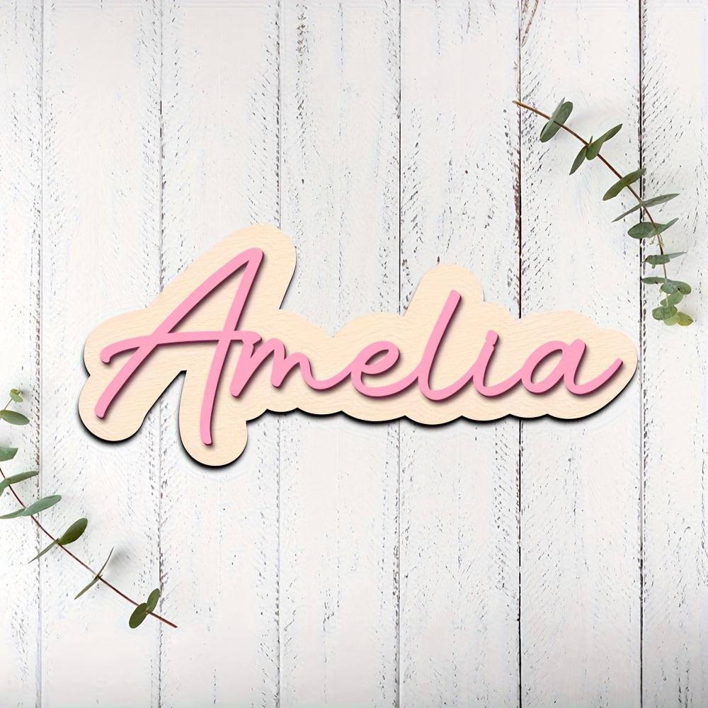 Personalized Double-Layered Wo - Baby Products Decoration incelemesi ve fiyatı