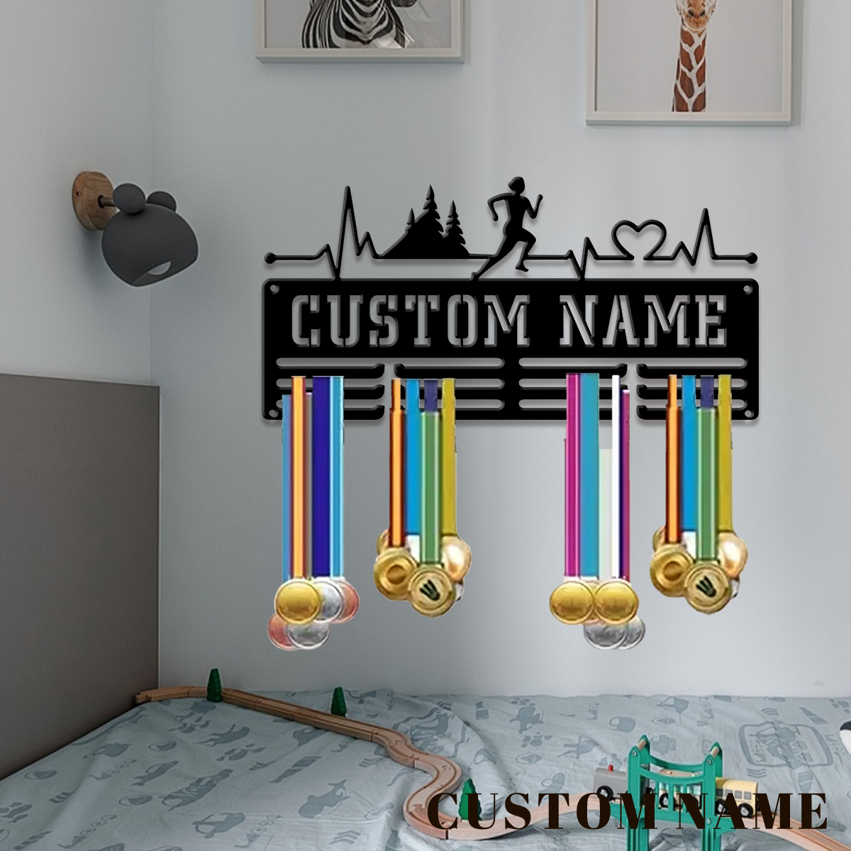 custom Marathon Sports Metal m - Baby Products Decoration incelemesi ve fiyatı