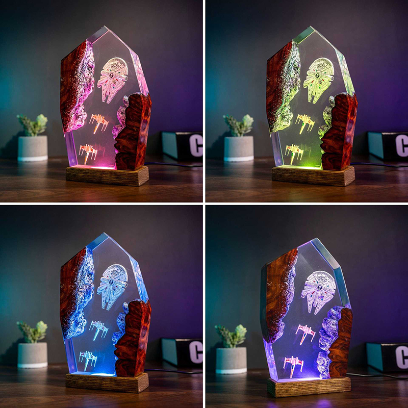 Table Resin Lamp Universe War  - Baby Products Decoration incelemesi ve fiyatı