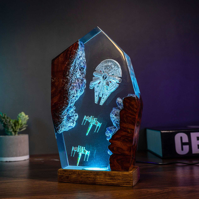 Table Resin Lamp Universe War  - Baby Products Decoration incelemesi ve fiyatı