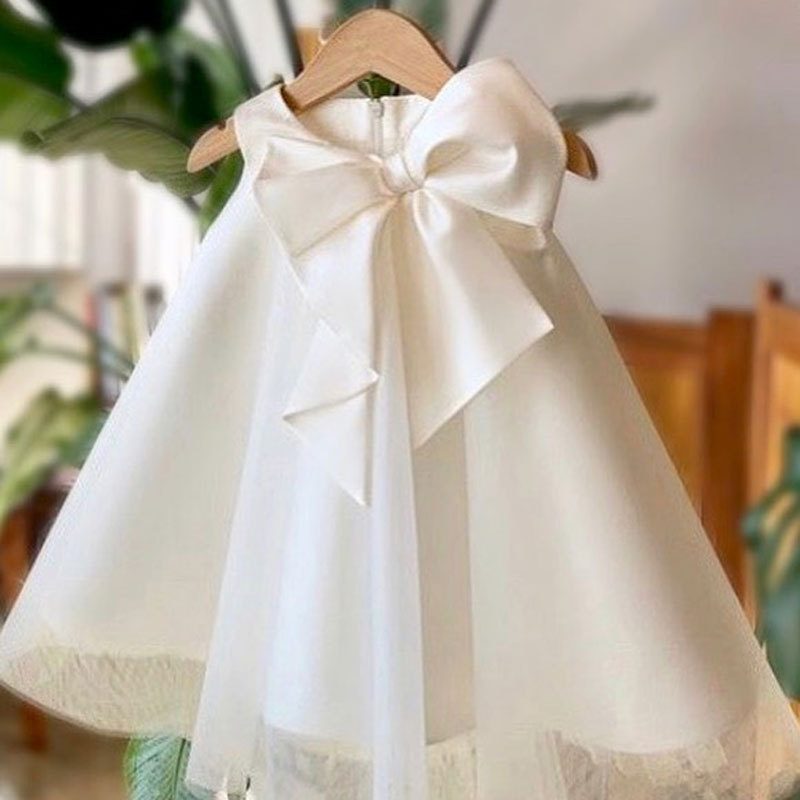 Summer Big Bow Baby Girl Dress - Baby Products For Summer incelemesi ve fiyatı