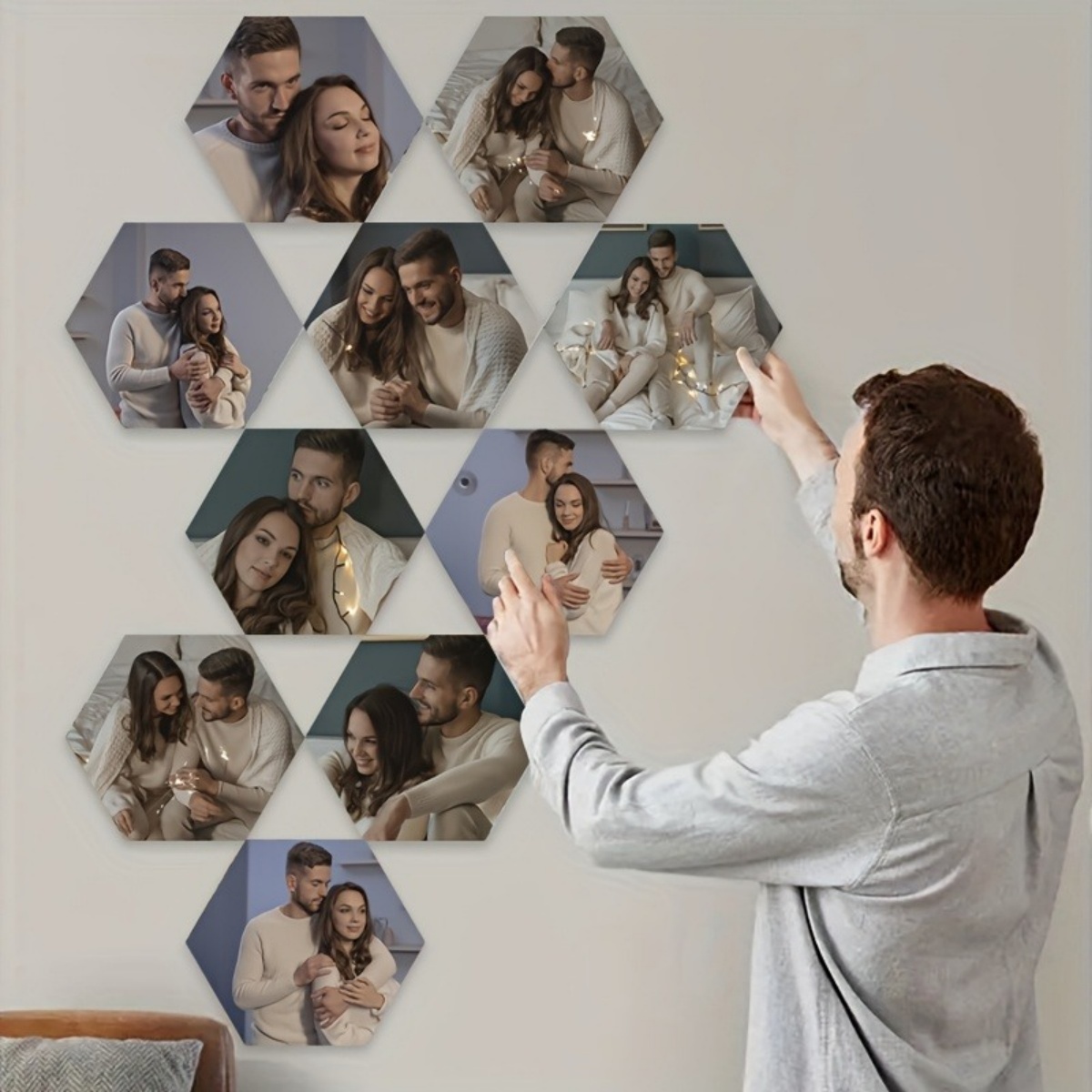 Custom Wall Decor — Modern Hex - Baby Products Decoration incelemesi ve fiyatı