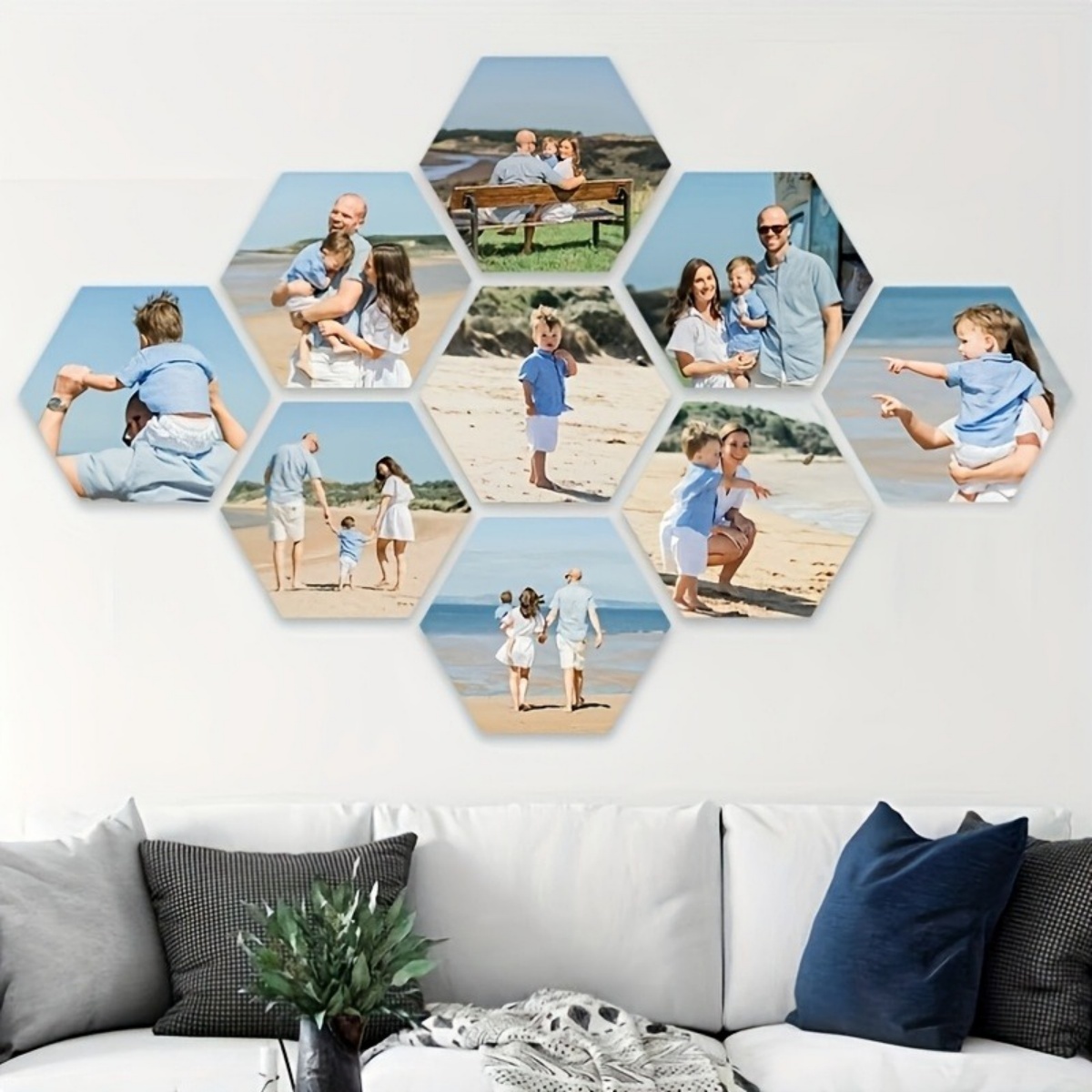 Custom Wall Decor — Modern Hex - Baby Products Decoration incelemesi ve fiyatı