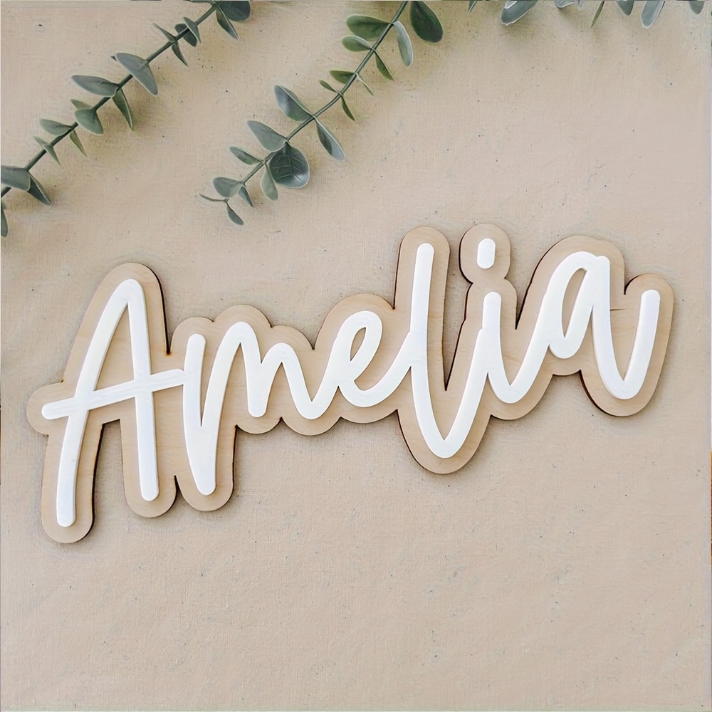 Customizable Double-Layered Wo - Baby Products Decoration incelemesi ve fiyatı