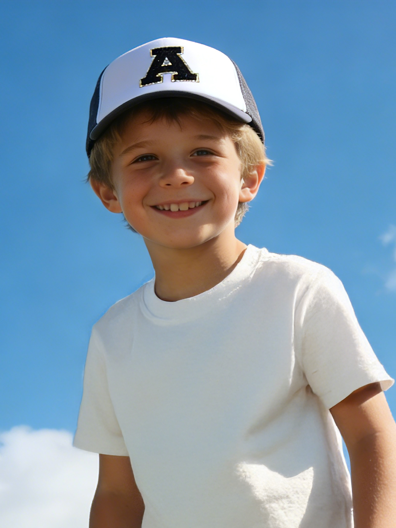 1pc Gray Hat With 26-Letter Pa - Baby Products For Summer incelemesi ve fiyatı