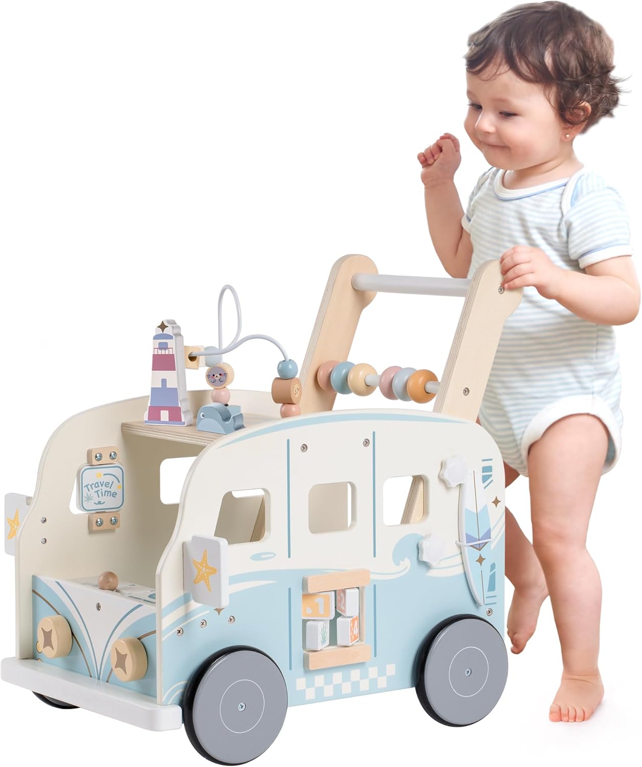 Robotime Robud Wooden Baby Wal - Baby Walker Activity incelemesi ve fiyatı