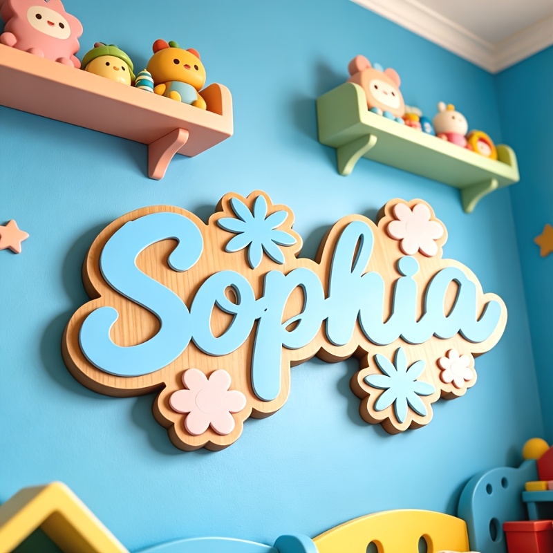 Personalized Floral Themed Nam - Baby Products Decoration incelemesi ve fiyatı