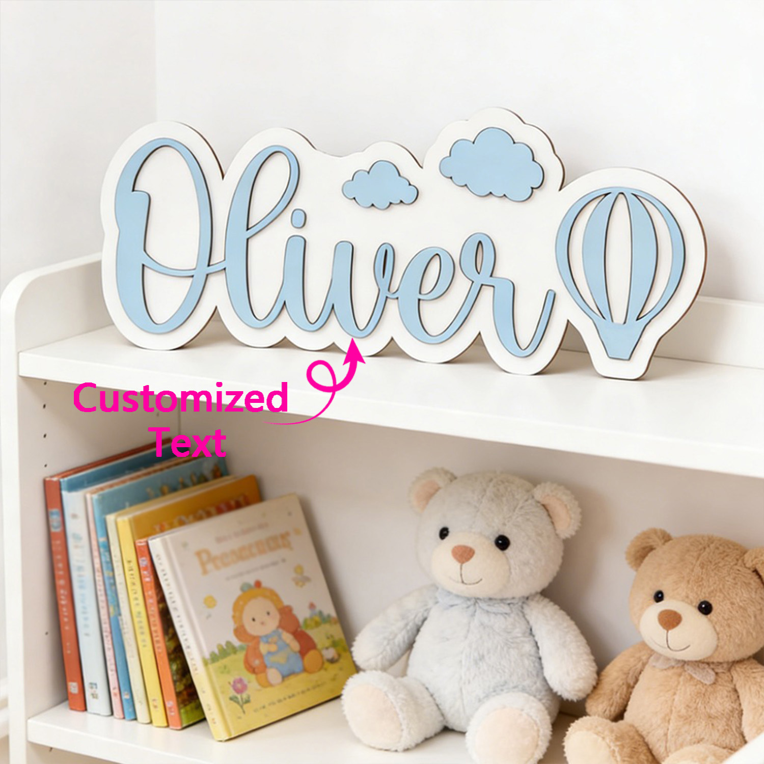 Personalized Hot Air Balloon & - Baby Products Decoration incelemesi ve fiyatı