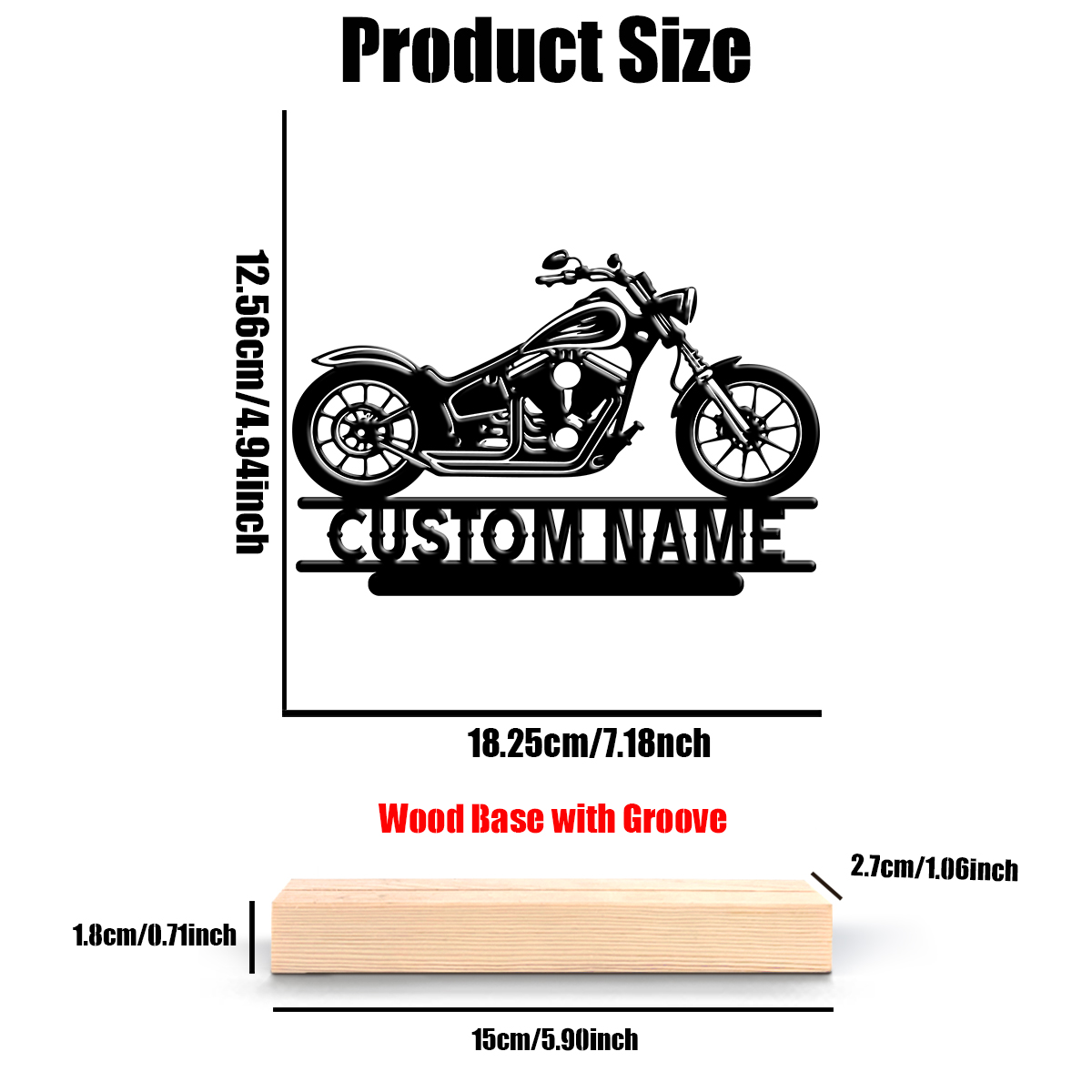 1Pc Csutom Name Road Motorbike - Baby Products Decoration incelemesi ve fiyatı